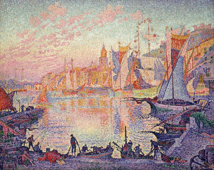 Paul Signac The Port of Saint-Tropez (mk09) Germany oil painting art